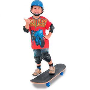 CONJUNTO SKATE FORCE COM LIXA E ACESSÓRIOS